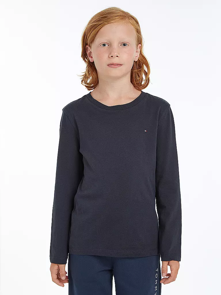TOMMY HILFIGER | T-shirt à manches longues garçon | dunkelblau