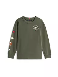 TOMMY HILFIGER | T-shirt à manches longues garçon | Olive