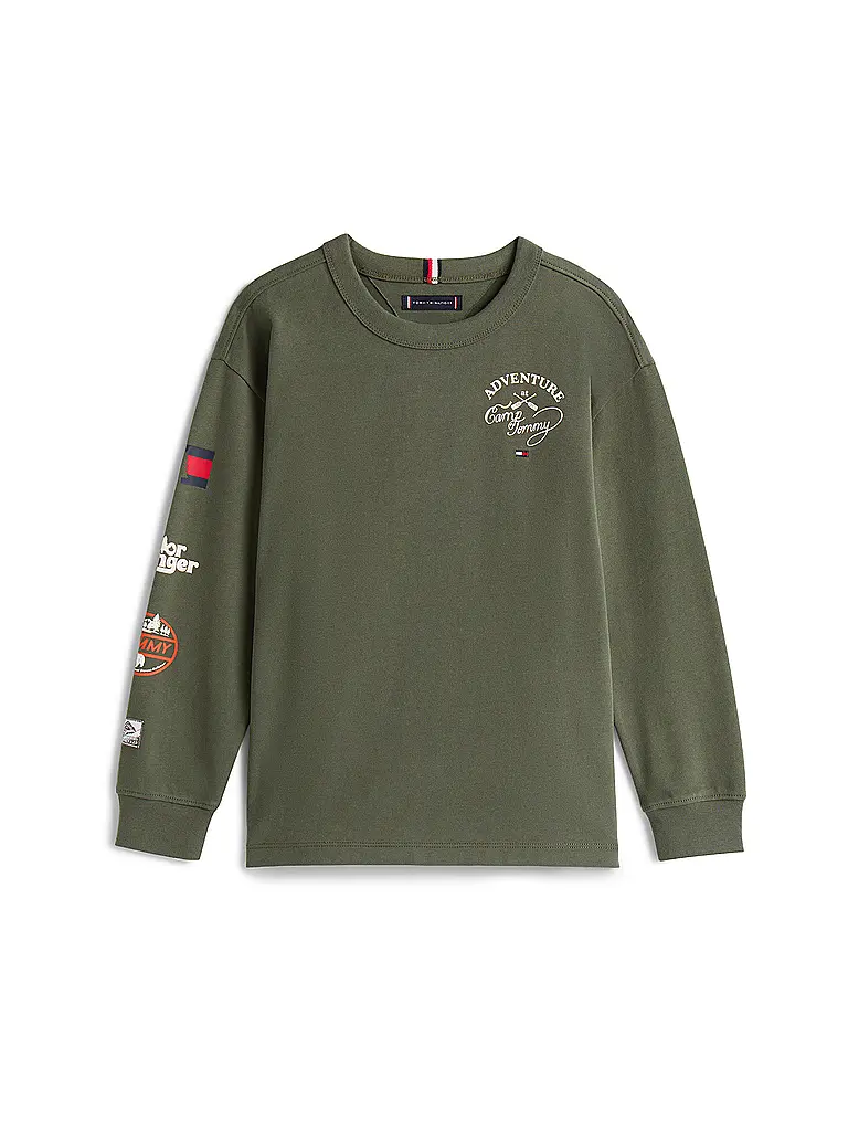 TOMMY HILFIGER | T-shirt à manches longues pour garçon | olive