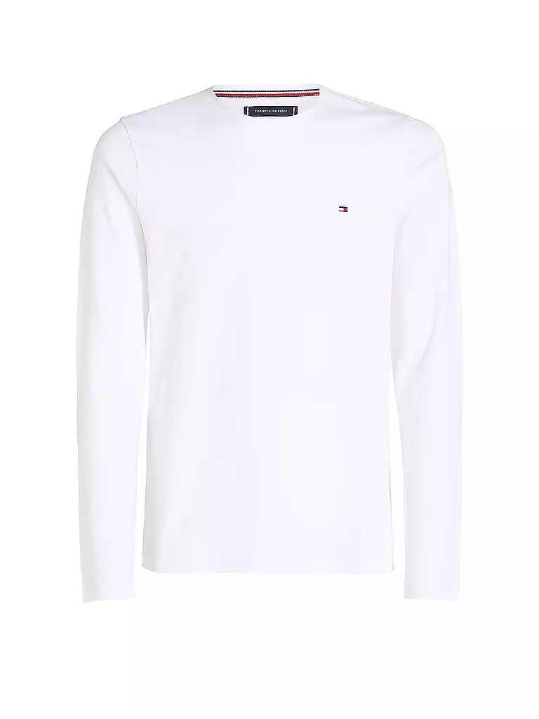 TOMMY HILFIGER | T-shirt à manches longues | weiss