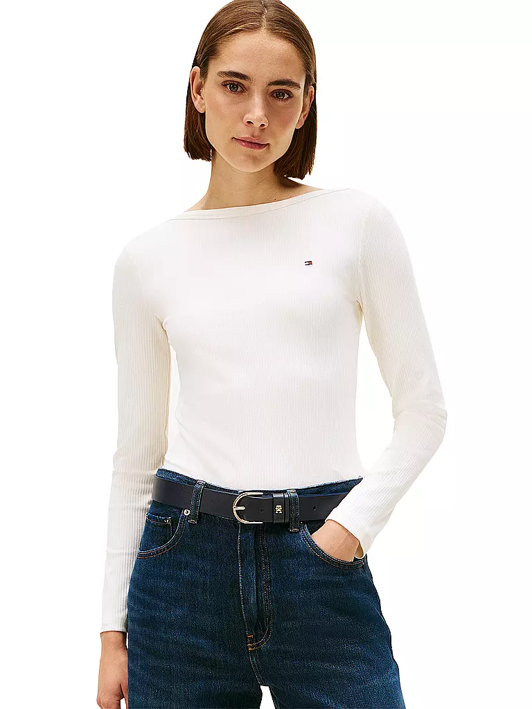 TOMMY HILFIGER | T-shirt à manches longues | Blanc