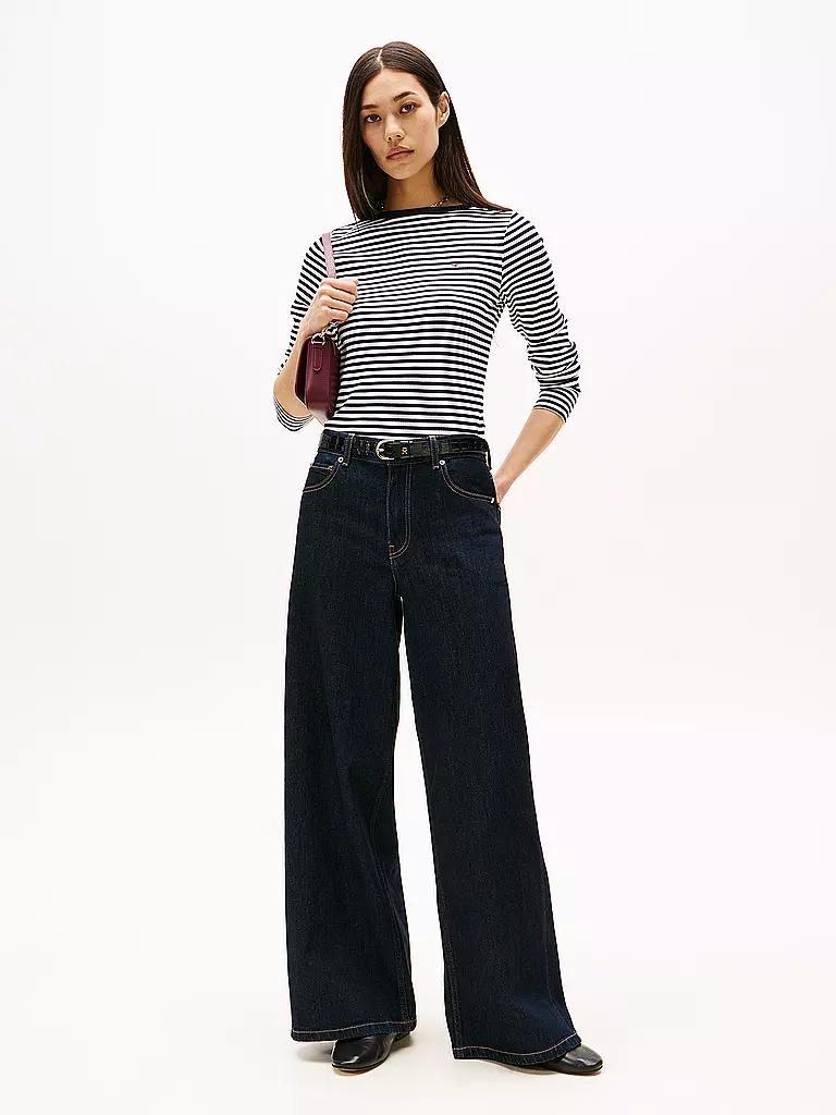 TOMMY HILFIGER | T-shirt à manches longues | Bleu foncé