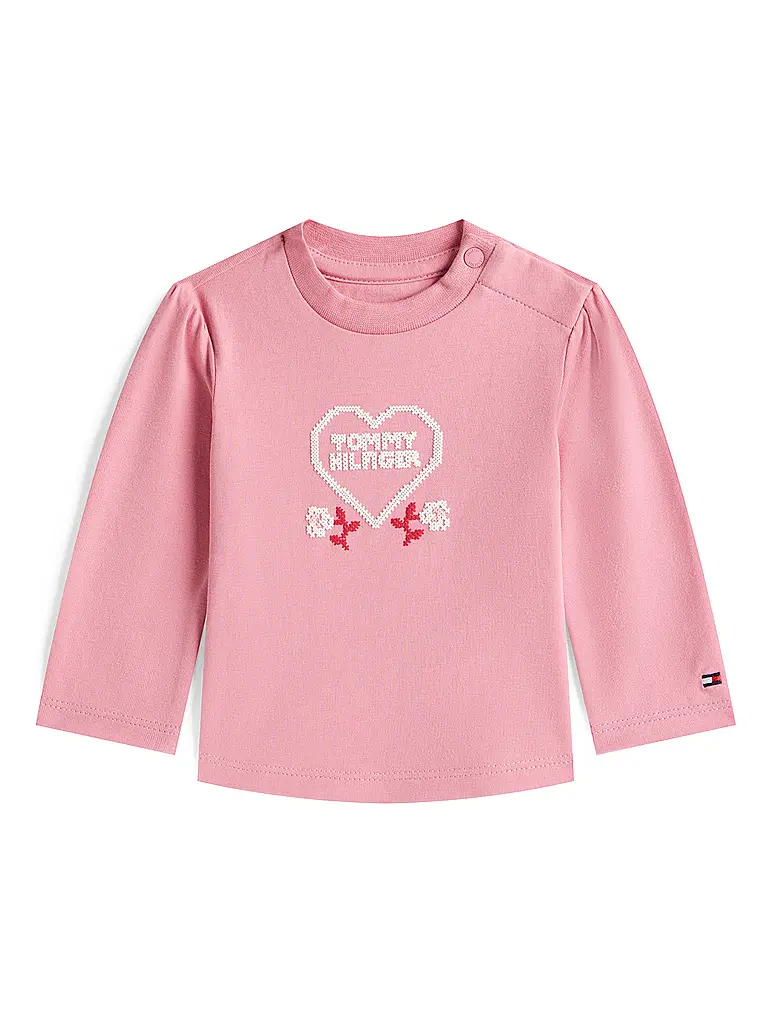 TOMMY HILFIGER | T-shirt bébé à manches longues | pink