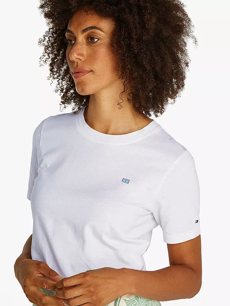 TOMMY HILFIGER | T-shirt coupe regular | weiss