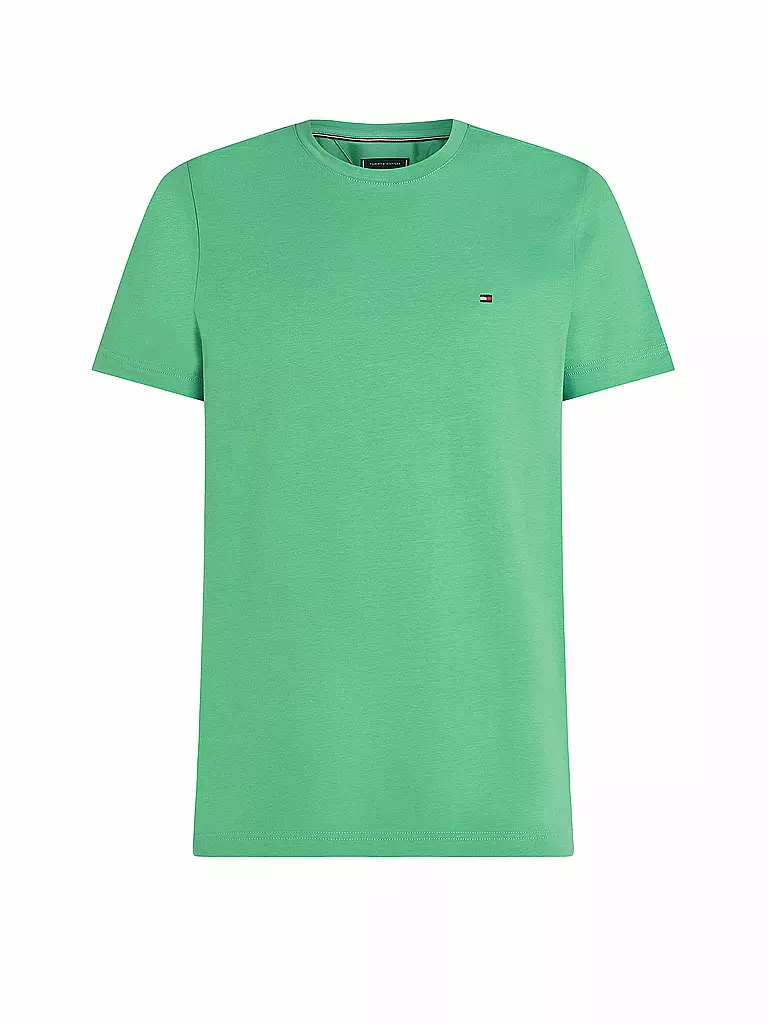 TOMMY HILFIGER | T-shirt Coupe Slim | grün