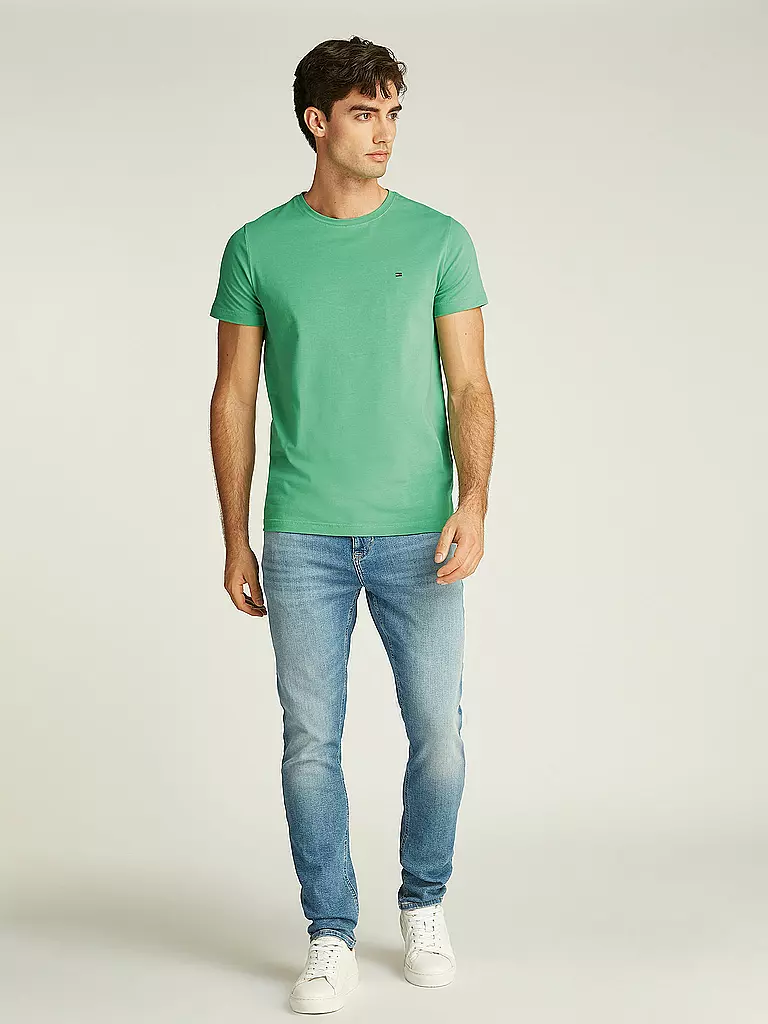 TOMMY HILFIGER | T-shirt Coupe Slim | grün
