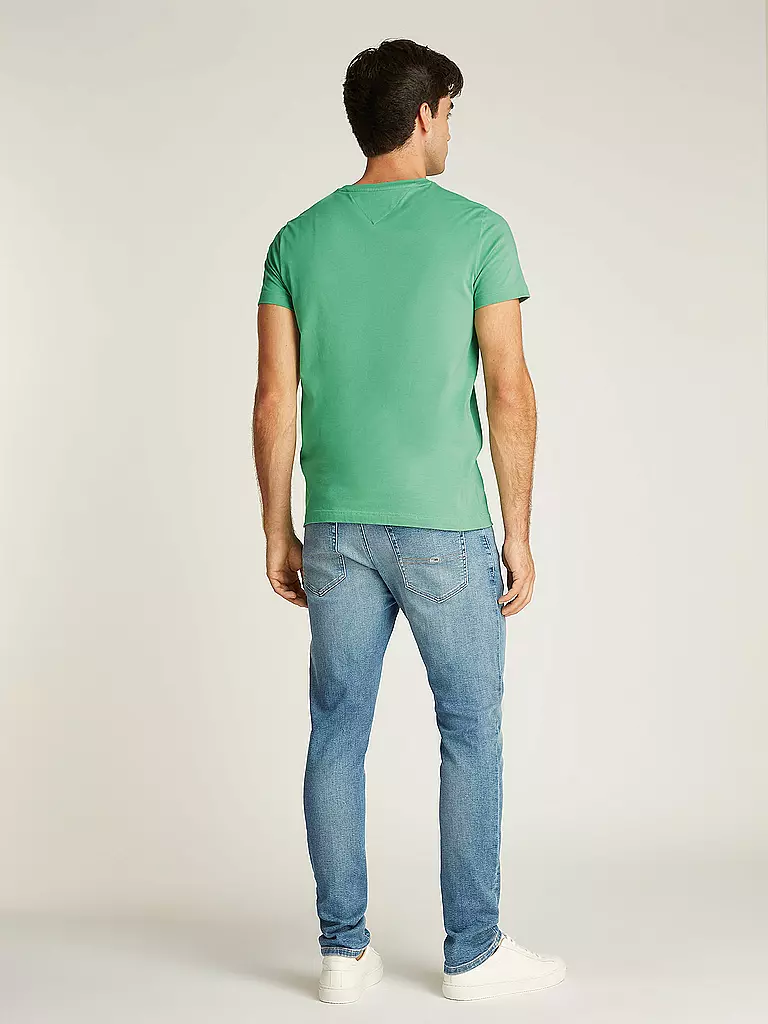 TOMMY HILFIGER | T-shirt Coupe Slim | grün
