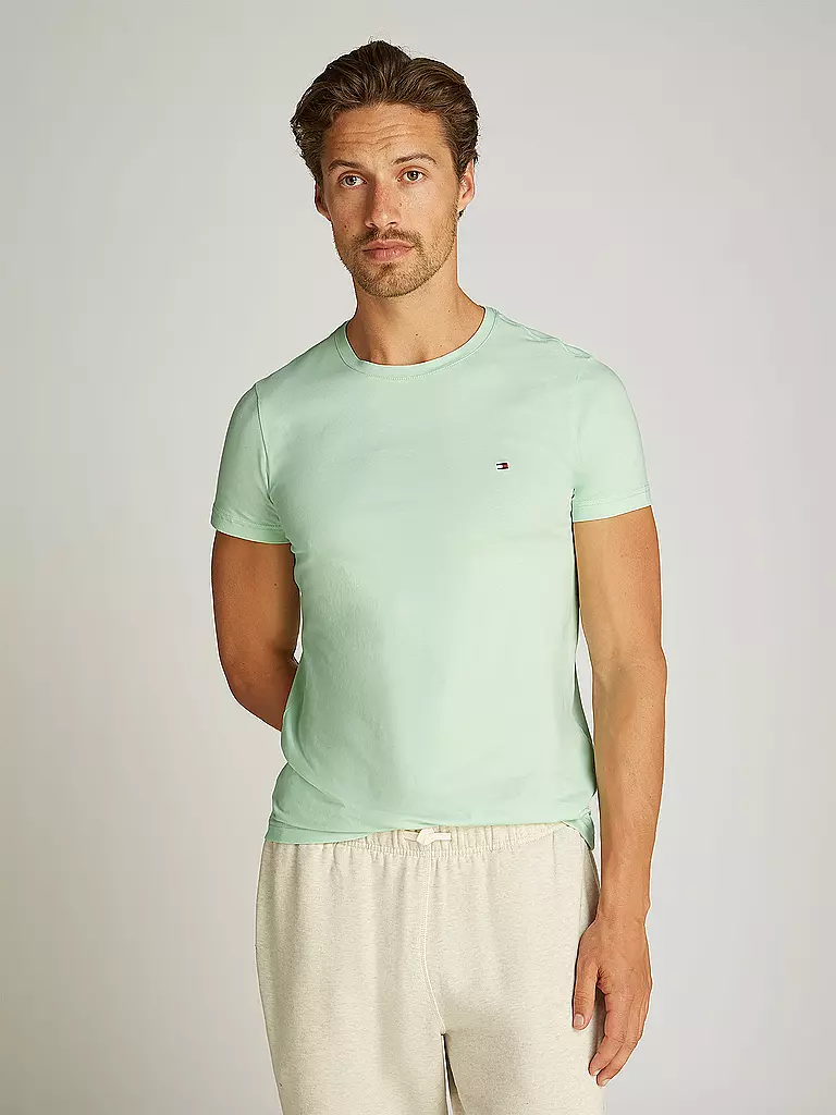 TOMMY HILFIGER | T-shirt coupe slim | hellgrün