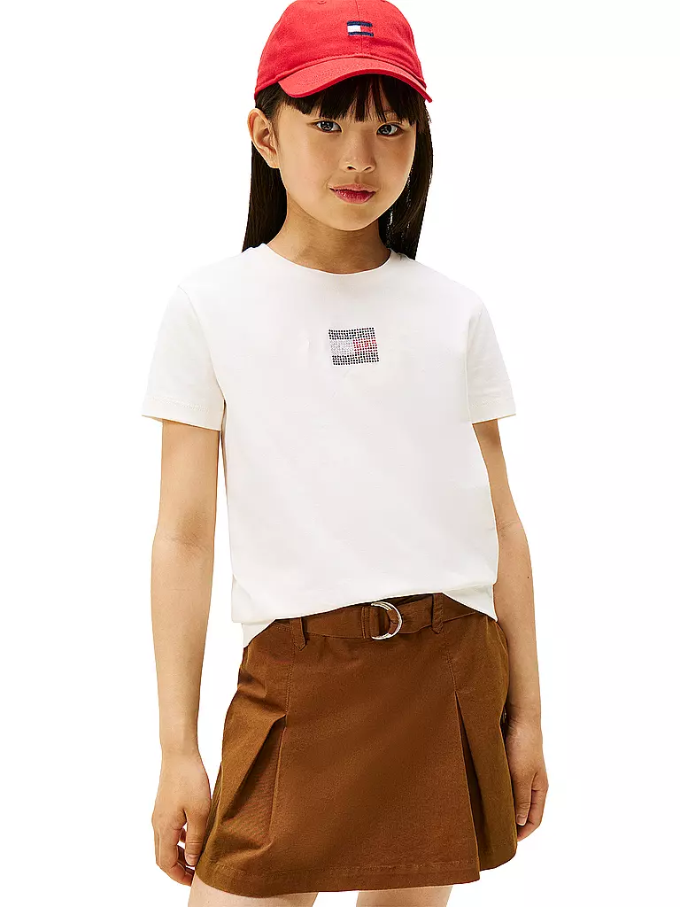 TOMMY HILFIGER | T-shirt fille | weiss
