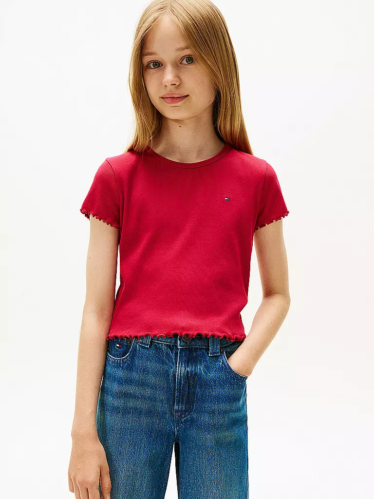 TOMMY HILFIGER | T-shirt fille | rot