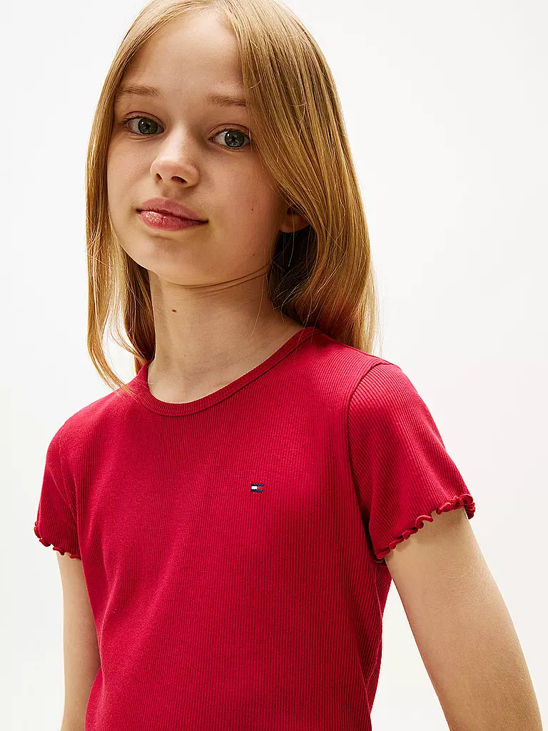TOMMY HILFIGER | T-shirt fille | rot