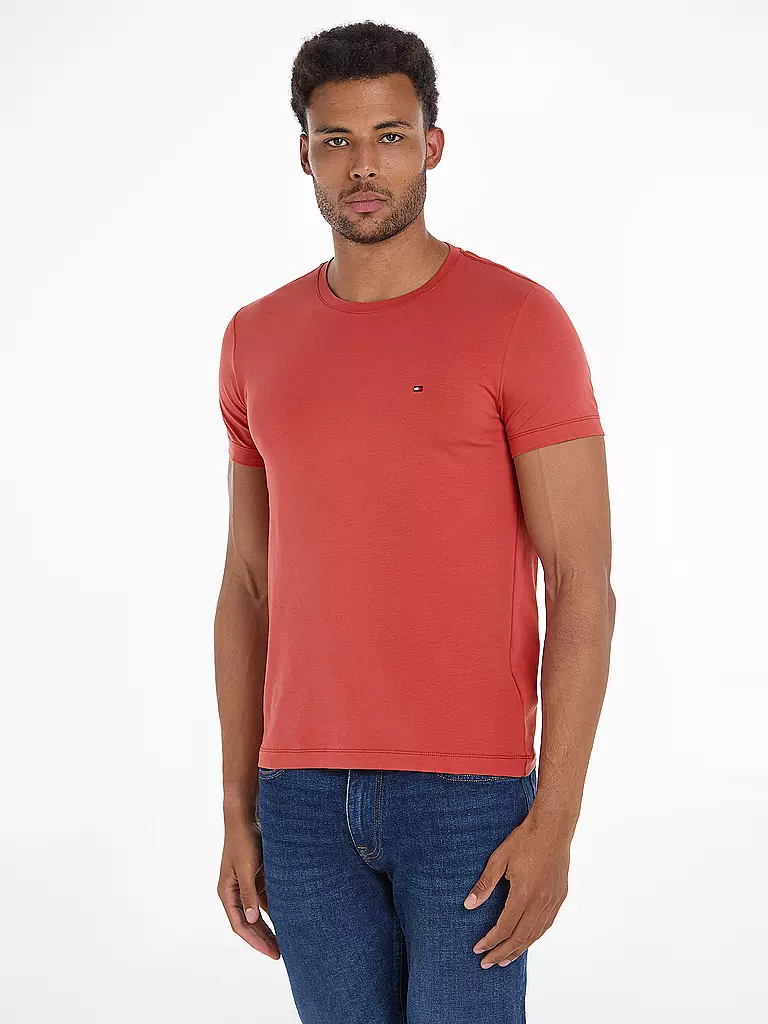 TOMMY HILFIGER | T-Shirt Slim Fit | Rouge