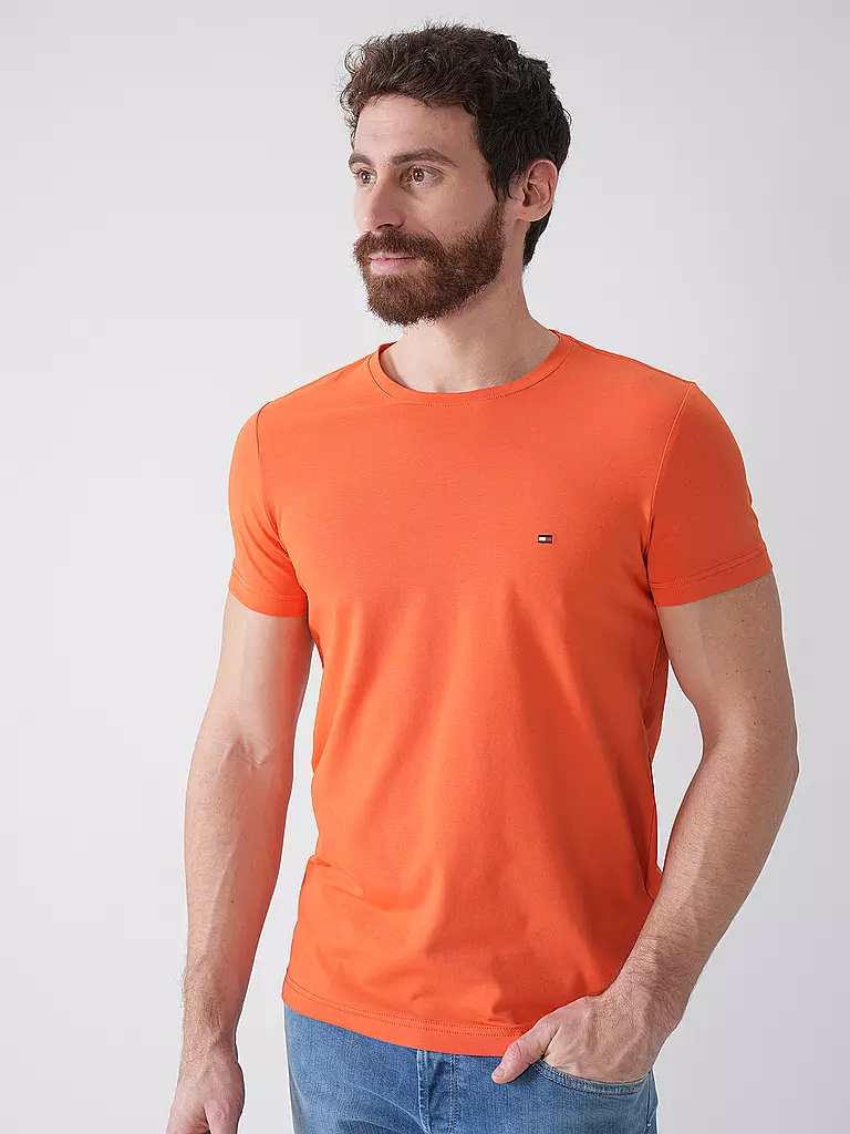 TOMMY HILFIGER | T-shirt slim fit | orange