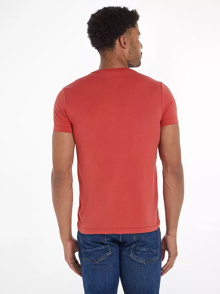 TOMMY HILFIGER | T-Shirt Slim Fit | Rouge