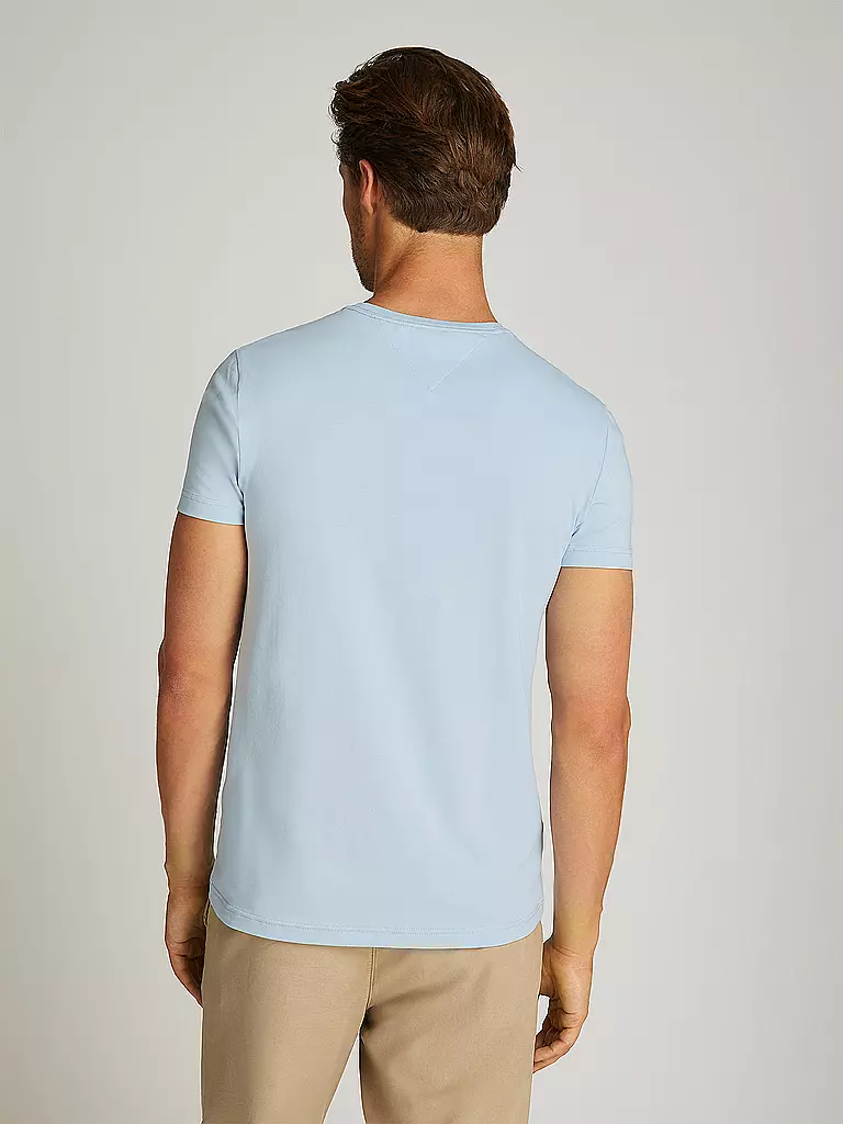 TOMMY HILFIGER | T-shirt slim fit | hellblau