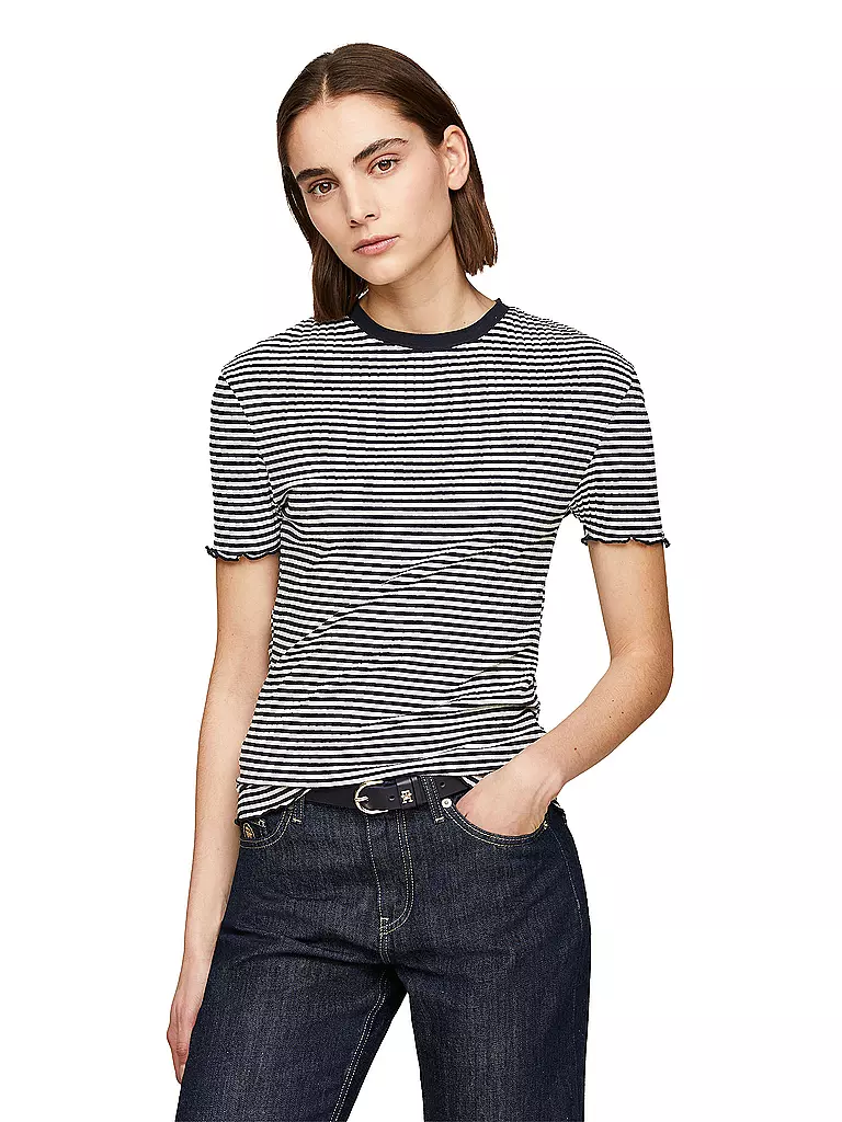 TOMMY HILFIGER | T-shirt slim fit | Bleu foncé