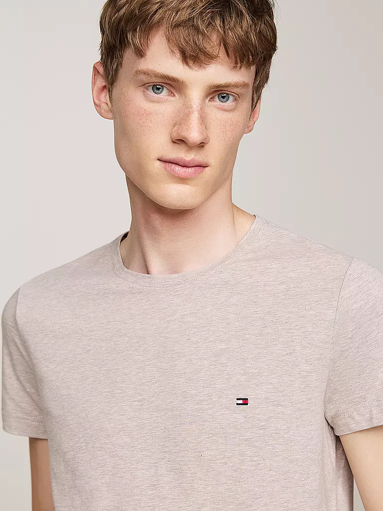 TOMMY HILFIGER | T-Shirt Slim Fit | Crème