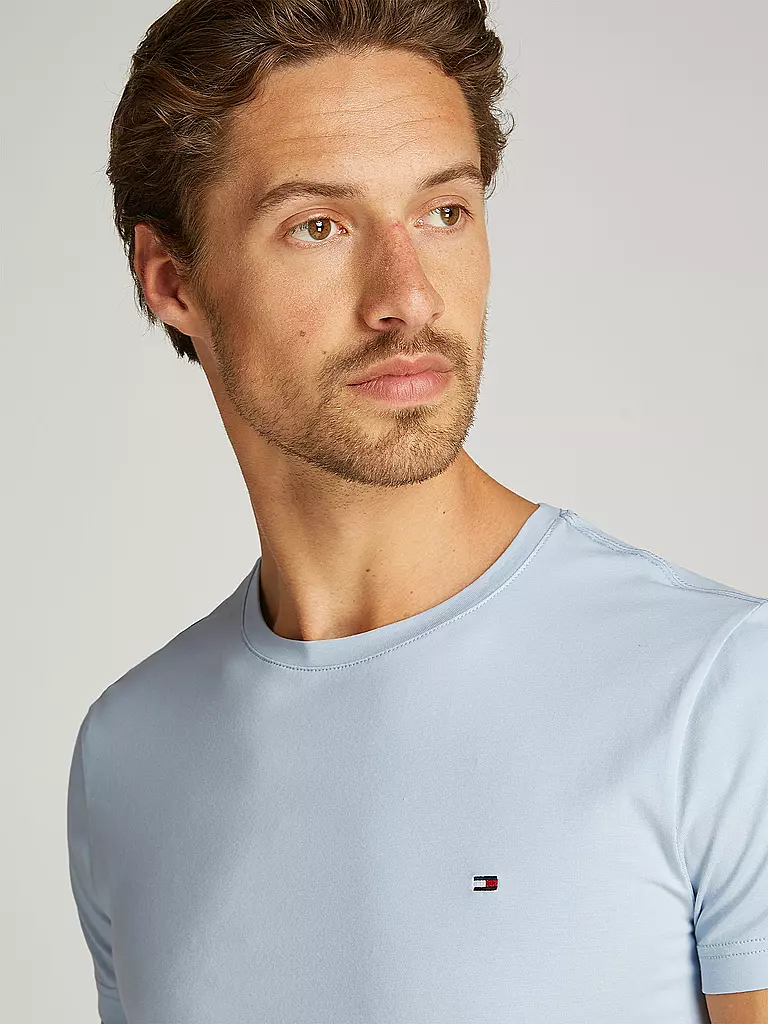 TOMMY HILFIGER | T-shirt slim fit | hellblau