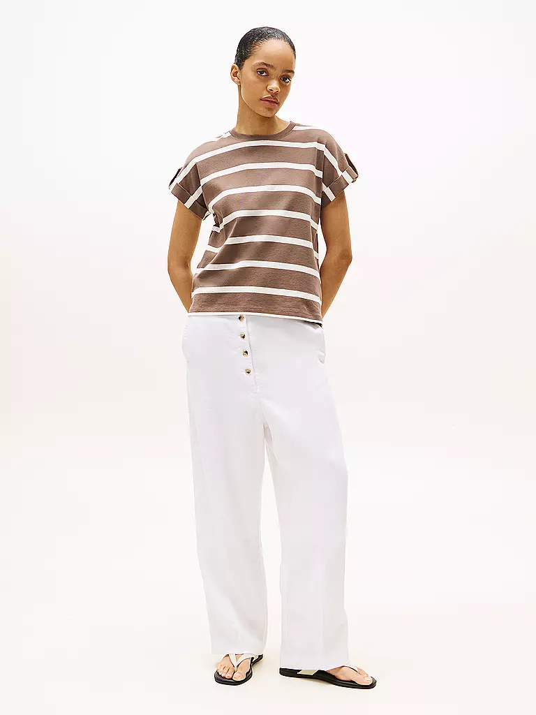 TOMMY HILFIGER | T-shirt | Marron