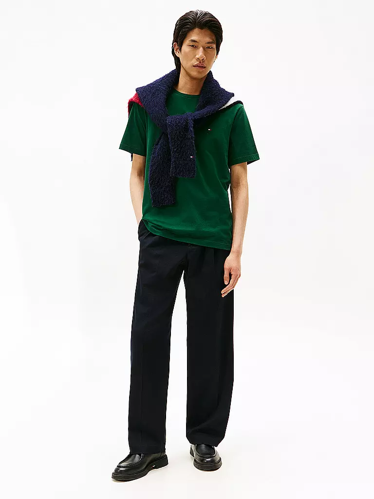 TOMMY HILFIGER | T-shirt | dunkelgrün