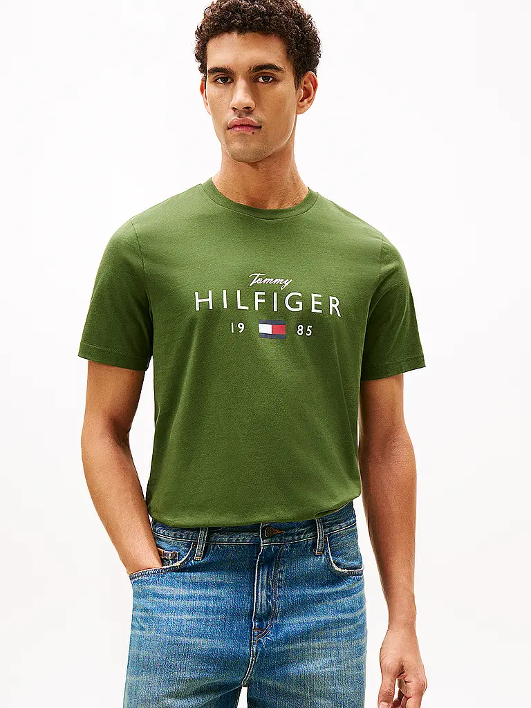 TOMMY HILFIGER | T-shirt | Vert foncé