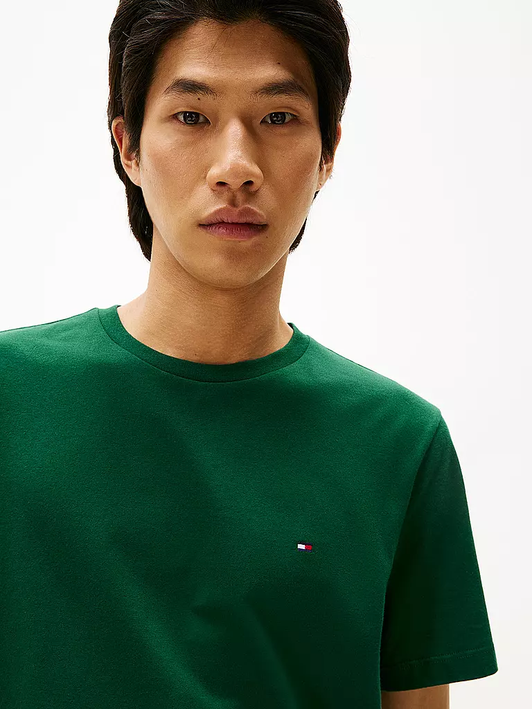TOMMY HILFIGER | T-shirt | dunkelgrün