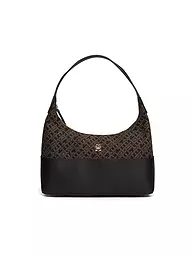 TOMMY HILFIGER | Tasche - Hobo Bag TH JACQUARD | Noir