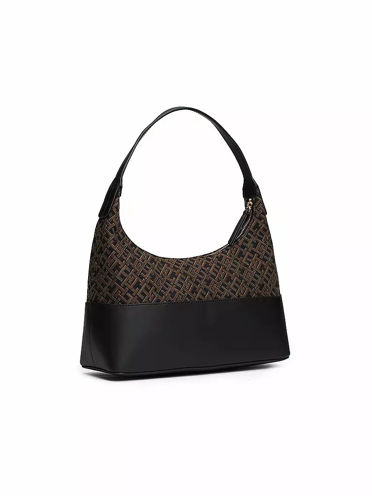 TOMMY HILFIGER | Tasche - Hobo Bag TH JACQUARD | Noir