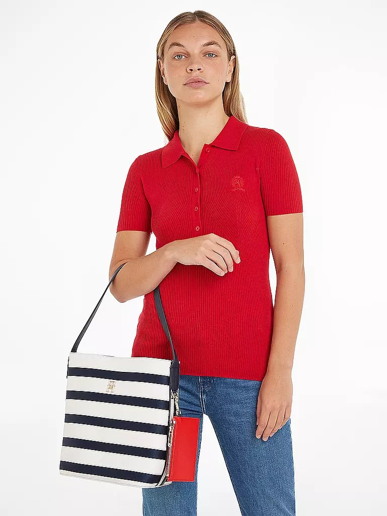 TOMMY HILFIGER | Tasche - Hobo Bag | Bleu foncé