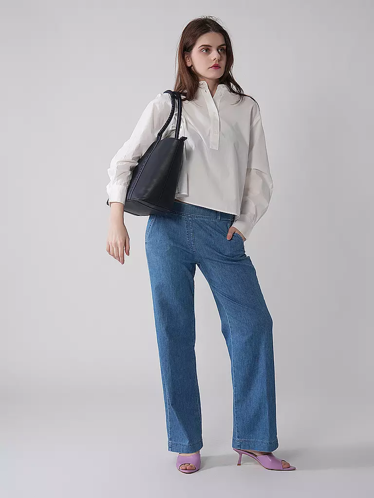 TOMMY HILFIGER | Tasche - Tote Bag TH LOGOTAPE | Bleu foncé