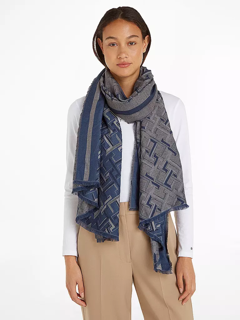 TOMMY HILFIGER | Tuch TH DISTINCT | Bleu