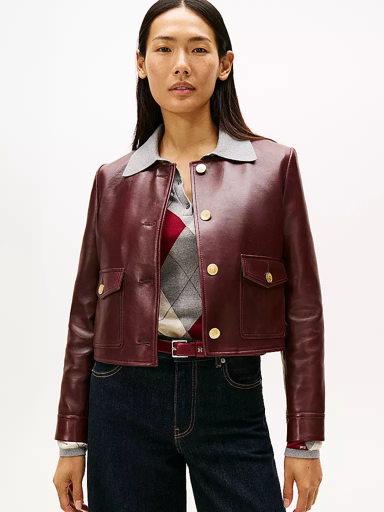 TOMMY HILFIGER | Veste en cuir | 