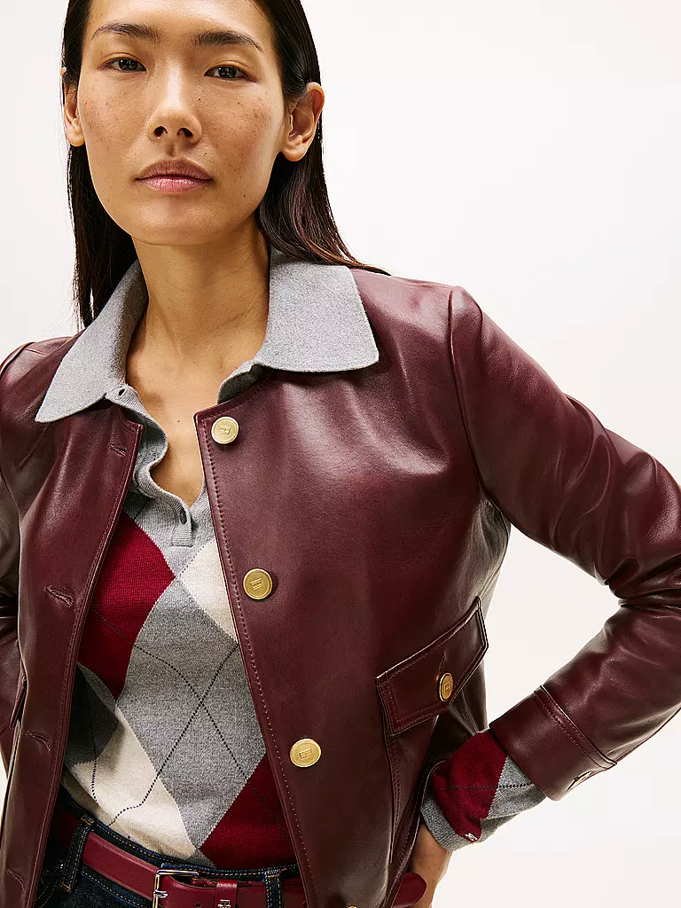 TOMMY HILFIGER | Veste en cuir | 