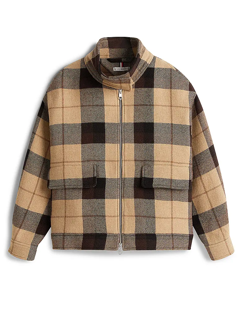 TOMMY HILFIGER | Veste en laine | braun