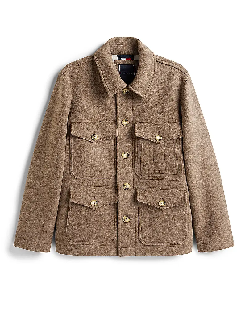 TOMMY HILFIGER | Veste en laine | Beige