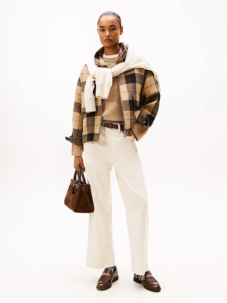 TOMMY HILFIGER | Veste en laine | braun