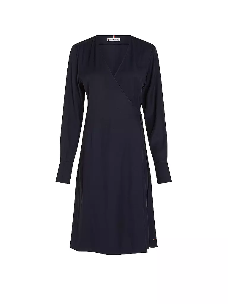 TOMMY HILFIGER | Wickelkleid | Bleu foncé