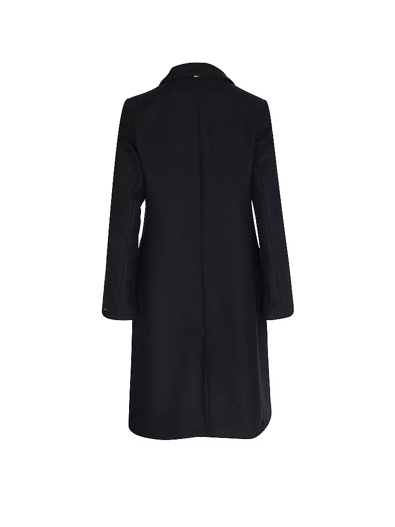 TOMMY HILFIGER | Wollmantel | Bleu foncé