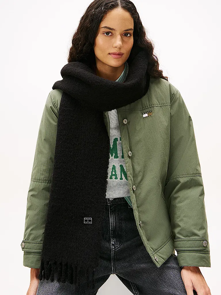 TOMMY JEANS | Écharpe | schwarz
