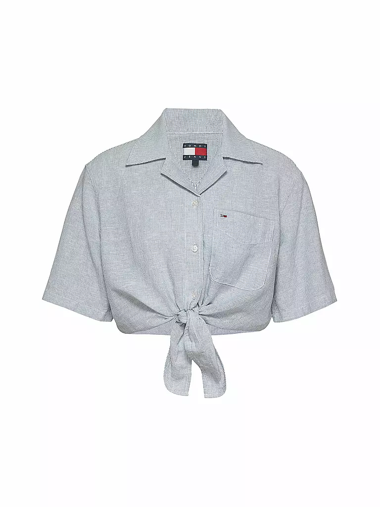 TOMMY JEANS | Blouse Coupe Courte | Bleu clair