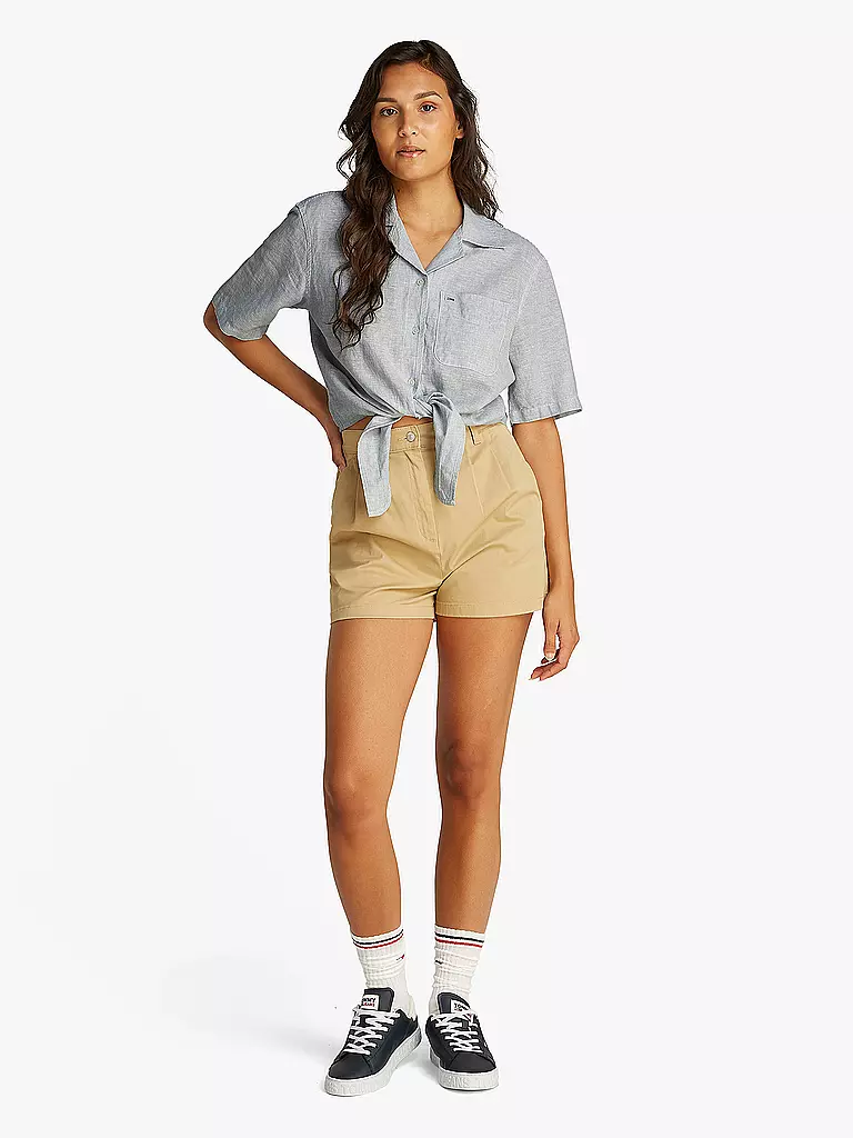 TOMMY JEANS | Blouse Coupe Courte | Bleu clair