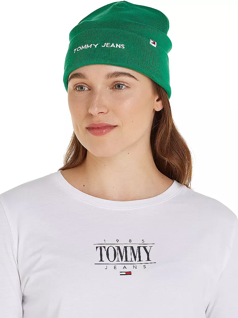 TOMMY JEANS | Bonnet - Cagoule | grün
