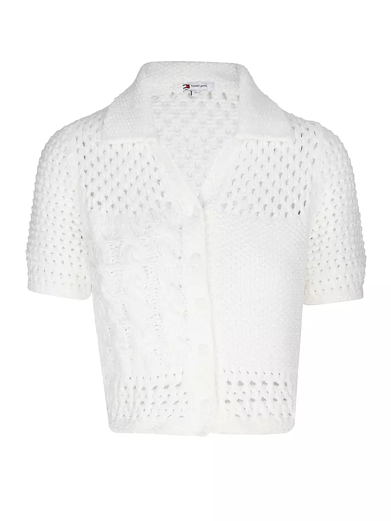 TOMMY JEANS | Cardigan en maille | Blanc