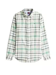 TOMMY JEANS | Chemise coupe régulière | Vert clair