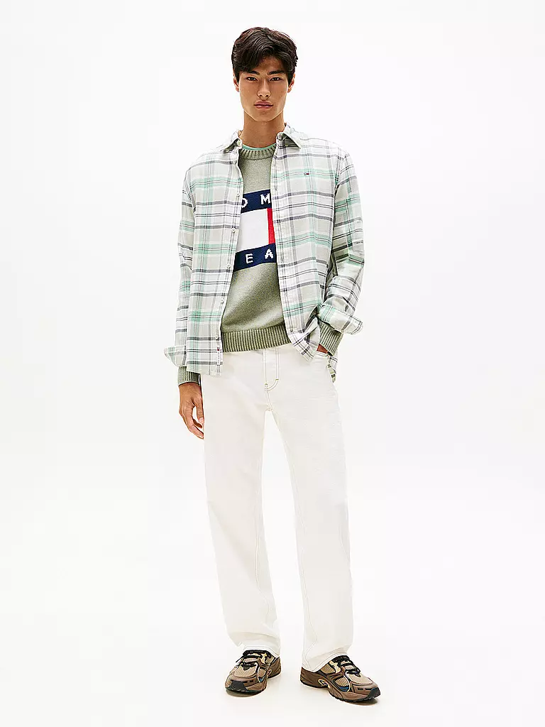 TOMMY JEANS | Chemise coupe régulière | hellgrün