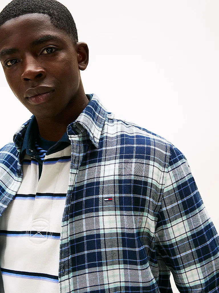 TOMMY JEANS | Chemise | Bleu foncé