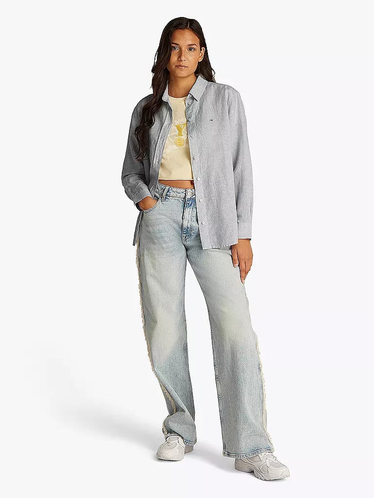TOMMY JEANS | Chemisier | hellblau