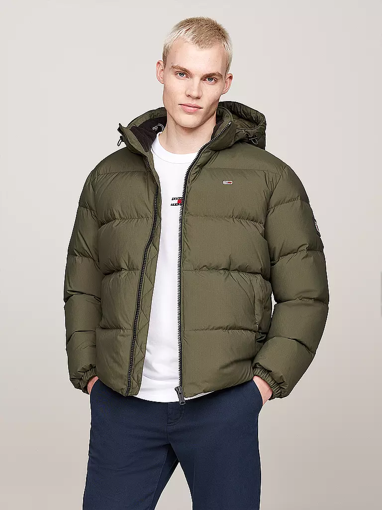 TOMMY JEANS | Daunenjacke ESSENTIAL | olive