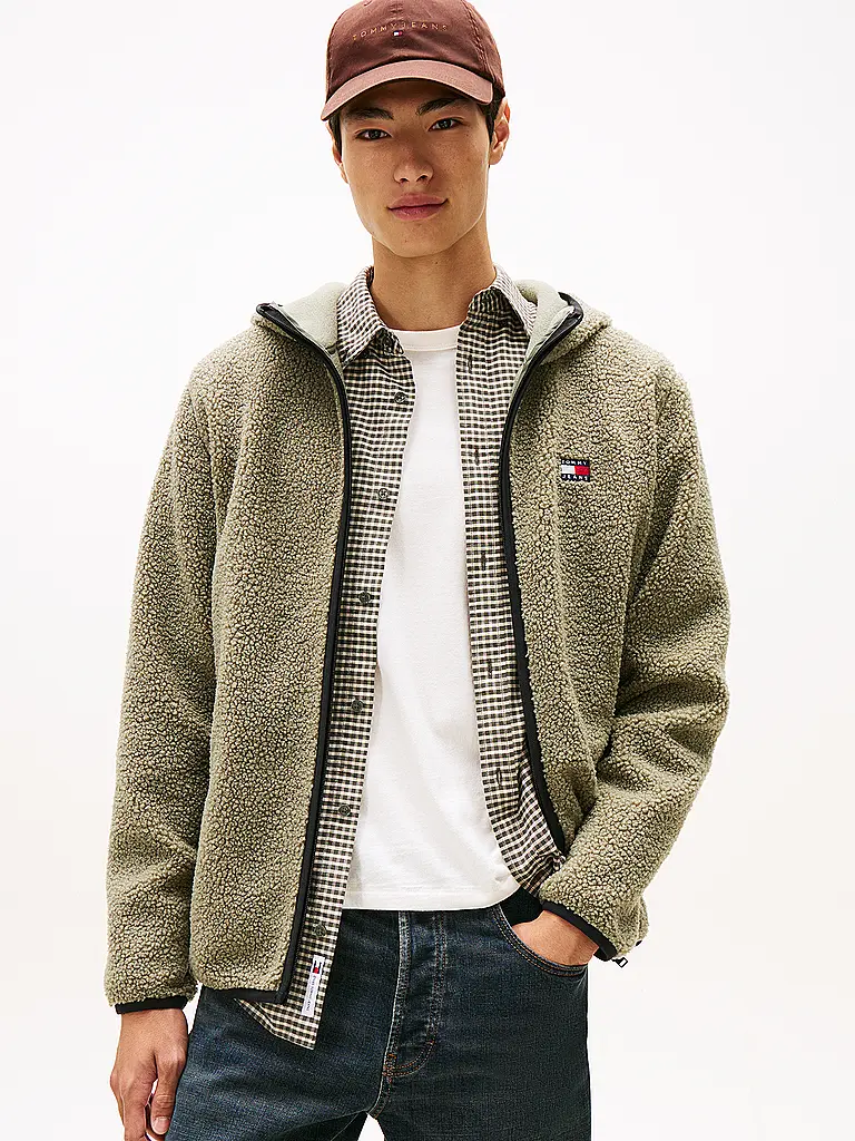 TOMMY JEANS | Fleecejacke | olive