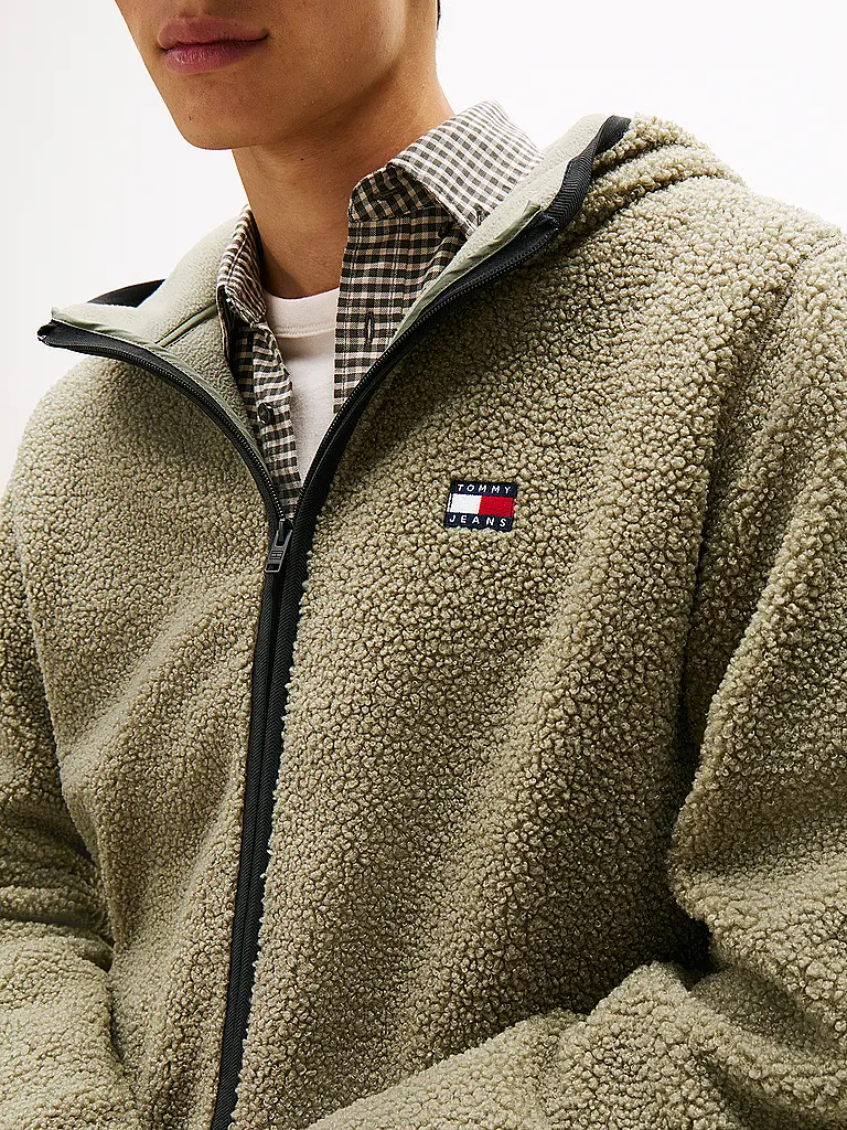 TOMMY JEANS | Fleecejacke | olive
